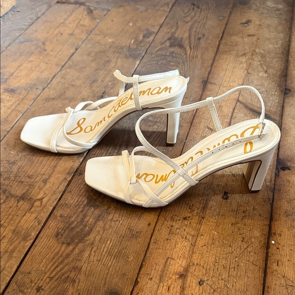 Sam Edelman Ivory Strappy Sandals - Picture 7 of 9